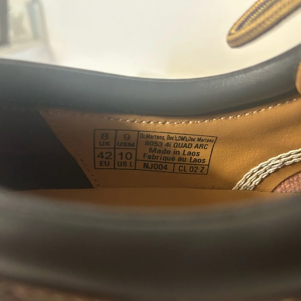 Dr. Martens 8053 Arc Crazy Horse Leather Platform Casual Shoes
